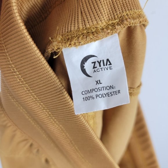 Zyia Pull On Drawstring High Waist Utility Cargo Zip Pocket Stretch Shorts - Picture 7 of 10